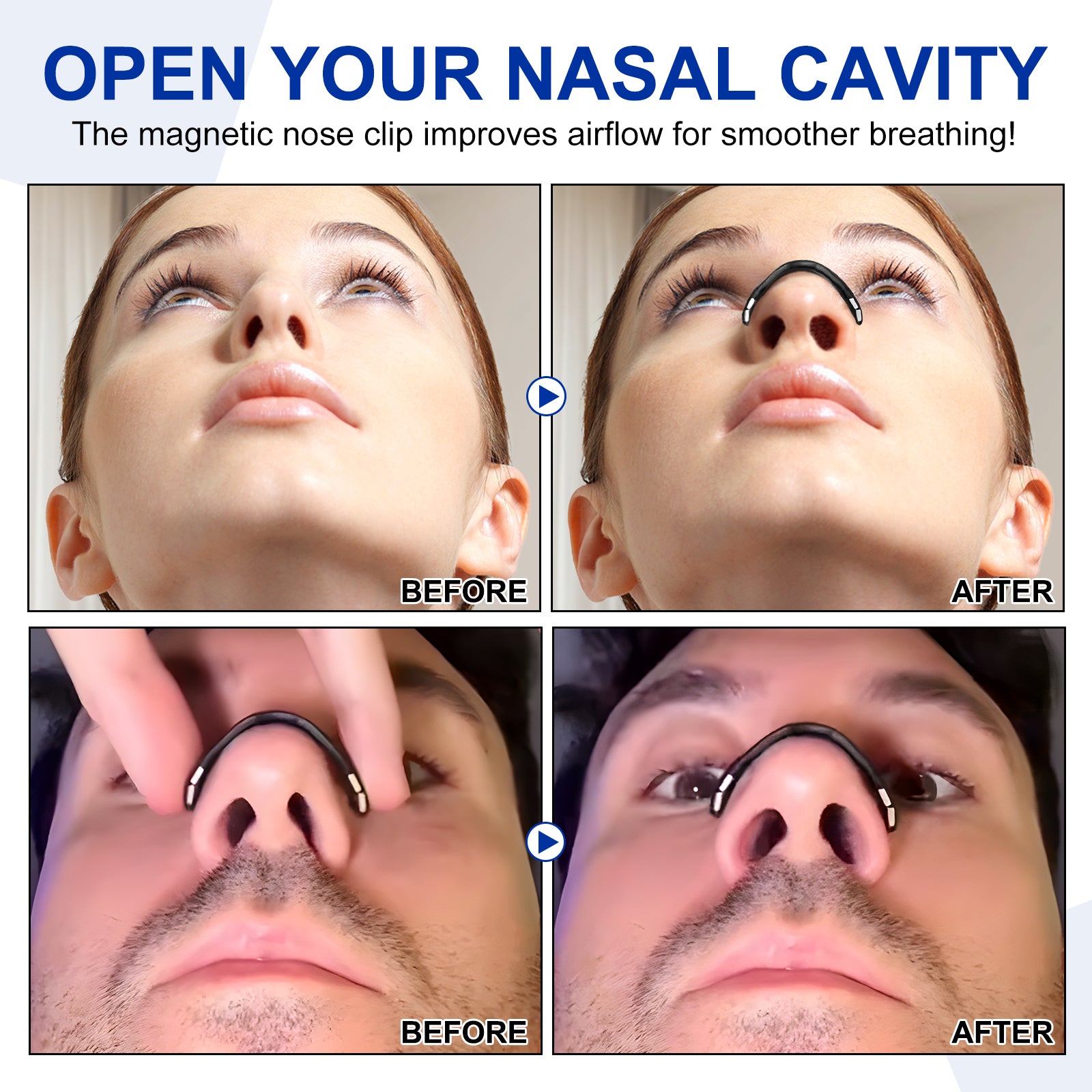 PREMIUM QUALITY MAGNETIC NASAL STRIPS