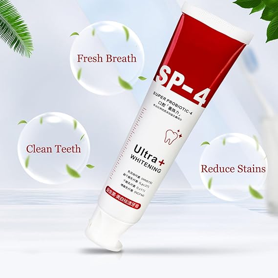 PREMIUM QUALITY SP4 Oral Care Probiotic Whitening paste